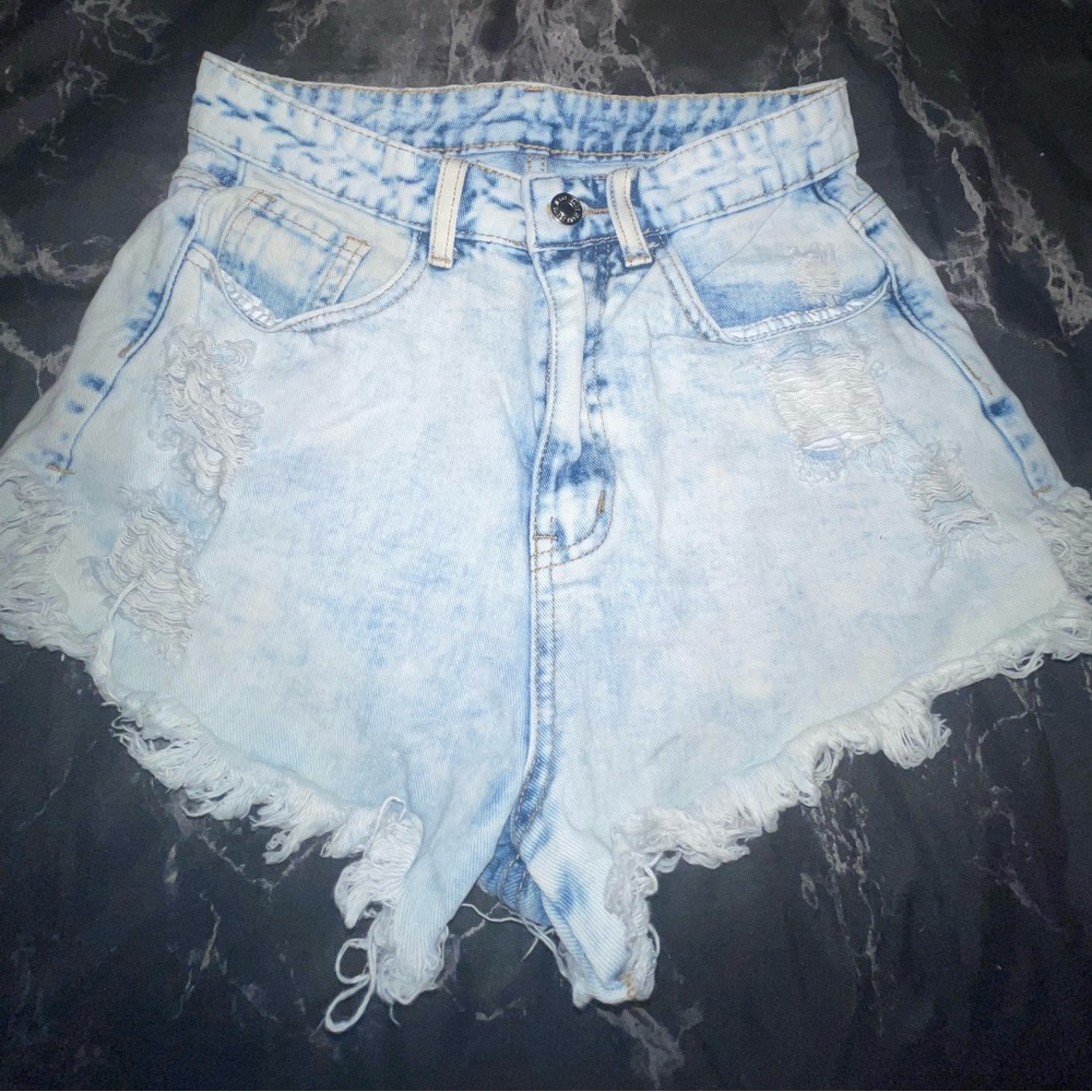 Light blue Jean shorts